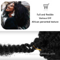 Afro Curly Crochet Trenzas Cabello Fluffy Marley Braid